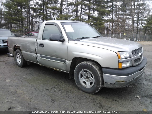 1GCEC14V03Z267230 - 2003 CHEVROLET SILVERADO C1500 Pewter photo 1