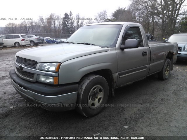 1GCEC14V03Z267230 - 2003 CHEVROLET SILVERADO C1500 Pewter photo 2