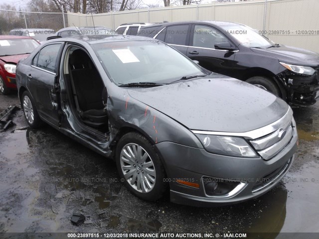 3FADP0L39AR126500 - 2010 FORD FUSION HYBRID GRAY photo 1