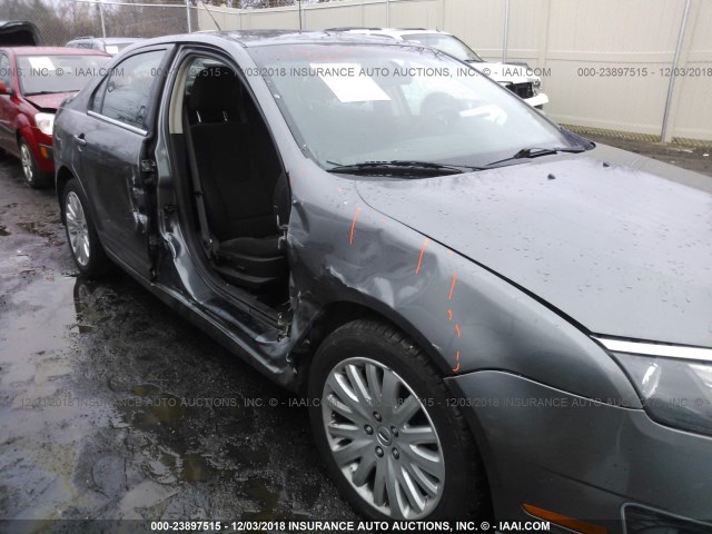 3FADP0L39AR126500 - 2010 FORD FUSION HYBRID GRAY photo 6