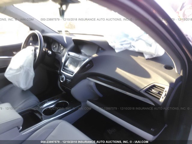 5FRYD4H69GB051711 - 2016 ACURA MDX TECHNOLOGY BLUE photo 5