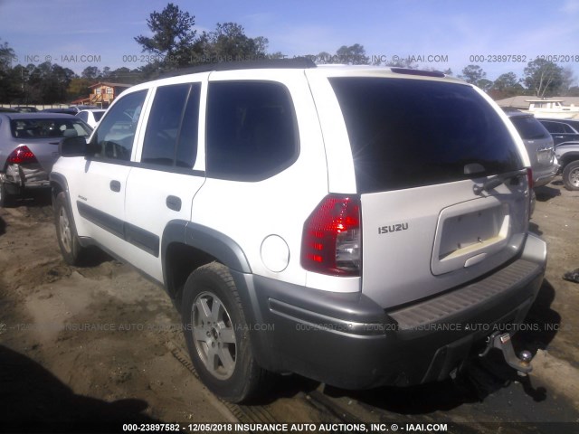 4NUDS13S672700784 - 2007 ISUZU ASCENDER S/LS/LIMITED WHITE photo 3