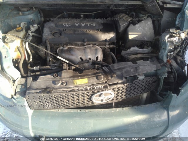 JTLKE50E281001969 - 2008 TOYOTA SCION XB 绿色 照片 10