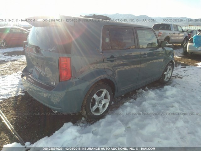 JTLKE50E281001969 - 2008 TOYOTA SCION XB 绿色 照片 4