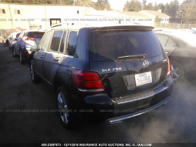 WDCGG0EBXEG290342 - 2014 MERCEDES-BENZ GLK 250 BLUETEC BLACK photo 3