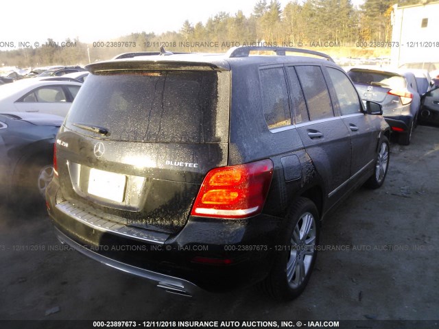 WDCGG0EBXEG290342 - 2014 MERCEDES-BENZ GLK 250 BLUETEC BLACK photo 4