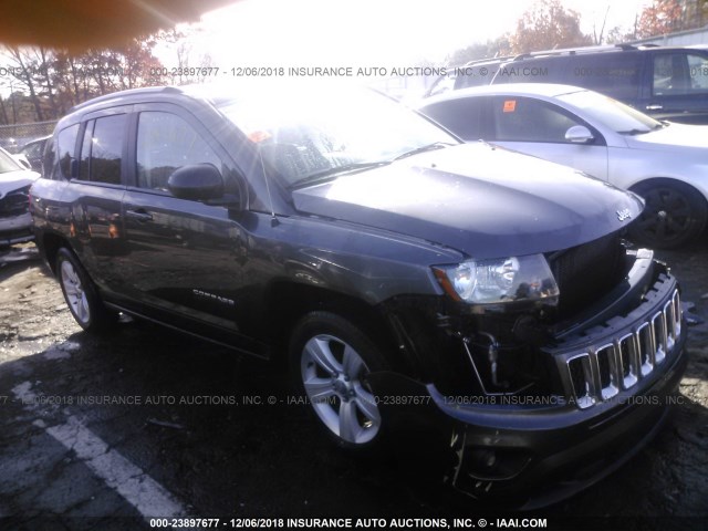 1C4NJCBAXGD742662 - 2016 JEEP COMPASS SPORT GRAY photo 1