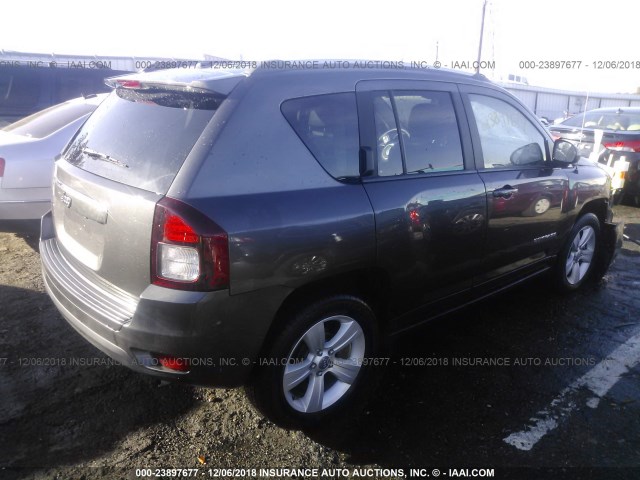 1C4NJCBAXGD742662 - 2016 JEEP COMPASS SPORT GRAY photo 4