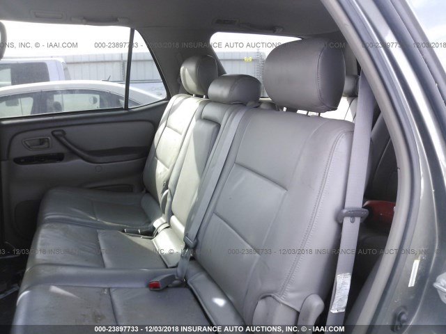 5TDZT34A04S215187 - 2004 TOYOTA SEQUOIA SR5 GRAY photo 8