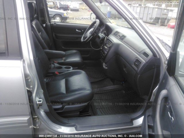 JHLRD18781S003630 - 2001 HONDA CR-V SE/LE SILVER photo 5