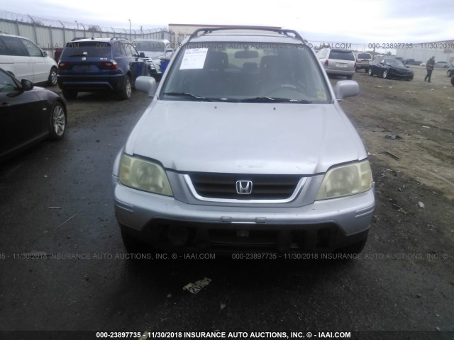 JHLRD18781S003630 - 2001 HONDA CR-V SE/LE SILVER photo 6