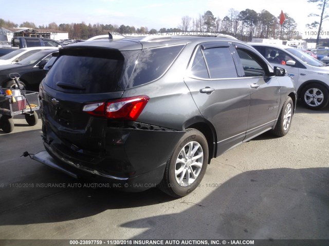 2GNAXJEV4J6278765 - 2018 CHEVROLET EQUINOX LT GRAY photo 4