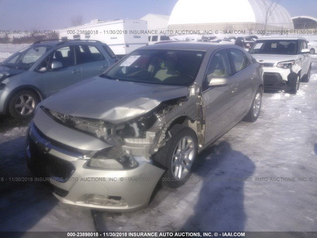 1G11C5SL9FF159629 - 2015 CHEVROLET MALIBU 1LT GOLD photo 2