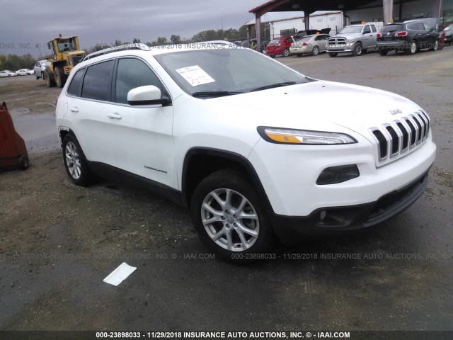 1C4PJLCB6GW351741 - 2016 JEEP CHEROKEE LATITUDE WHITE photo 1