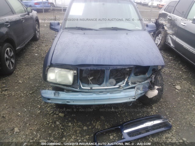 2CNBJ634646909456 - 2004 CHEVROLET TRACKER LT BLUE photo 6