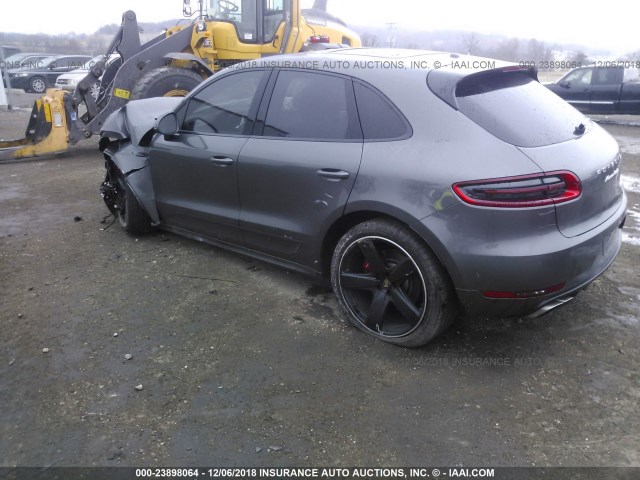 WP1AF2A5XFLB48199 - 2015 PORSCHE MACAN TURBO GRAY photo 3