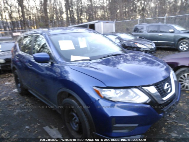 KNMAT2MV4HP550933 - 2017 NISSAN ROGUE S/SV BLUE photo 1