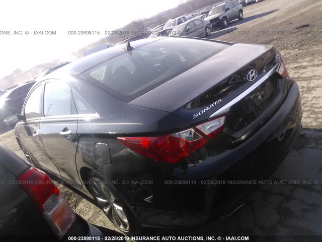 5NPEC4AB4BH209669 - 2011 HYUNDAI SONATA SE/LIMITED BLACK photo 3