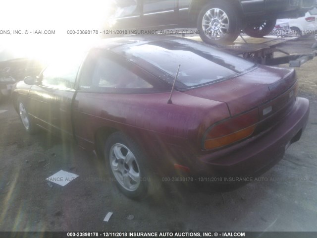 JN1HS36P1LW127900 - 1990 NISSAN 240SX SE 栗色 照片 3