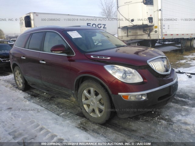 5GALVCED3AJ148121 - 2010 BUICK ENCLAVE CXL RED photo 1