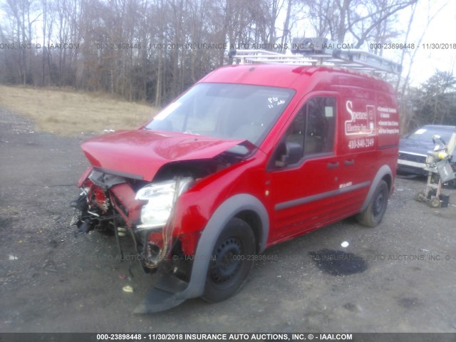 NM0LS7BN2CT096383 - 2012 FORD TRANSIT CONNECT XLT RED photo 2