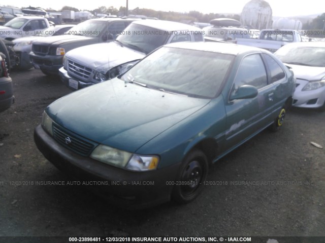 1N4AB42D6TC525451 - 1996 NISSAN 200SX SE GREEN photo 2