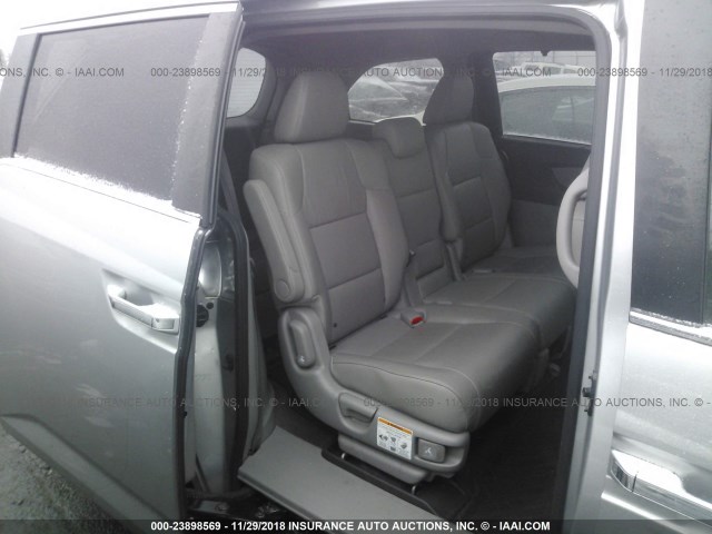 5FNRL5H61CB020901 - 2012 HONDA ODYSSEY EXL SILVER photo 8