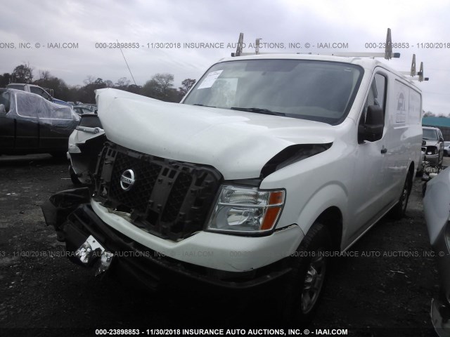 1N6BF0KY9DN111565 - 2013 NISSAN NV 1500/2500 WHITE photo 2