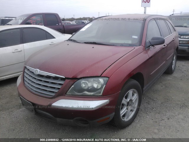 2C4GM68405R500010 - 2005 CHRYSLER PACIFICA TOURING RED photo 2