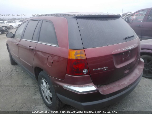 2C4GM68405R500010 - 2005 CHRYSLER PACIFICA TOURING RED photo 3