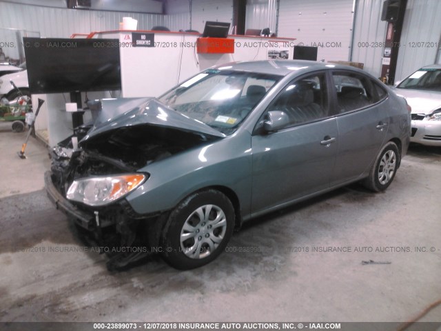 KMHDU46DX9U825181 - 2009 HYUNDAI ELANTRA GLS/SE GRAY photo 2