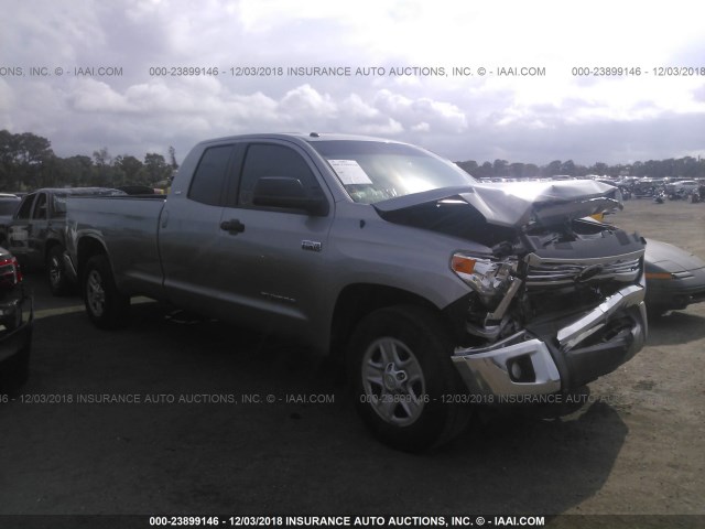 5TFTW5F16HX009474 - 2017 TOYOTA TUNDRA DOUBLE CAB SR/SR5 SILVER photo 1