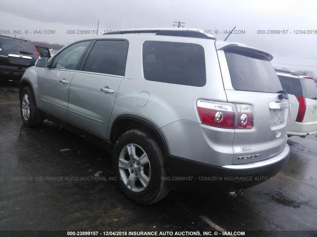 1GKER237X8J149185 - 2008 GMC ACADIA SLT-1 SILVER photo 3