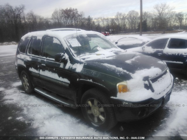 1GKDT13SX42345045 - 2004 GMC ENVOY GREEN photo 1