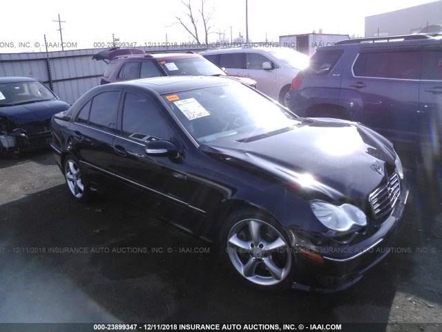 WDBRF52H26A915309 - 2006 MERCEDES-BENZ C GENERATION 2006 230 BLACK photo 1