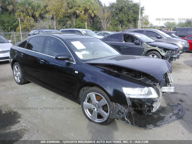 WAUDH74F38N172813 - 2008 AUDI A6 3.2 QUATTRO BLACK photo 1