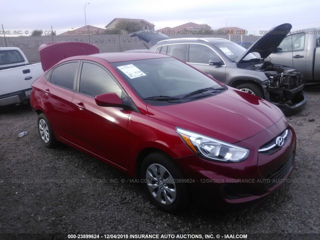 KMHCT4AE9HU229749 - 2017 HYUNDAI ACCENT SE RED photo 1