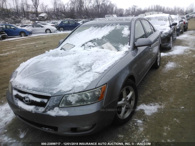 5NPEU46F97H175129 - 2007 HYUNDAI SONATA SE/LIMITED GRAY photo 2