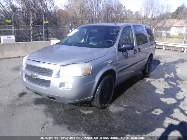 1GNDV23L76D120553 - 2006 CHEVROLET UPLANDER LS GRAY photo 2