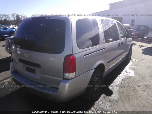 1GNDV23L76D120553 - 2006 CHEVROLET UPLANDER LS GRAY photo 4