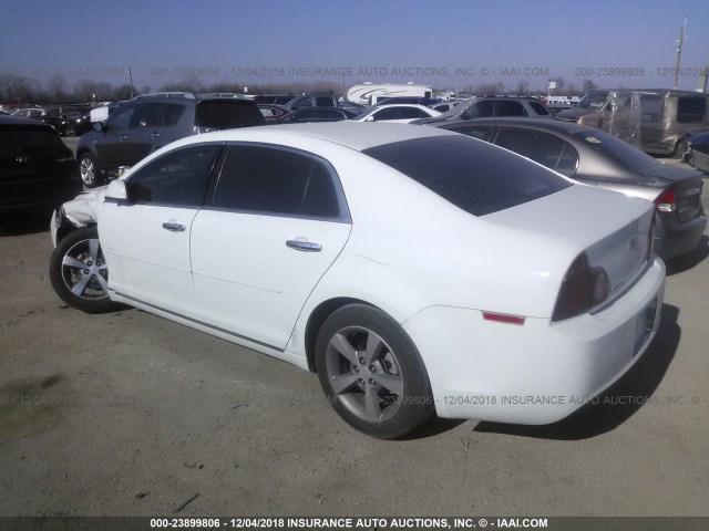 1G1ZC5EU4CF279437 - 2012 CHEVROLET MALIBU 1LT WHITE photo 3