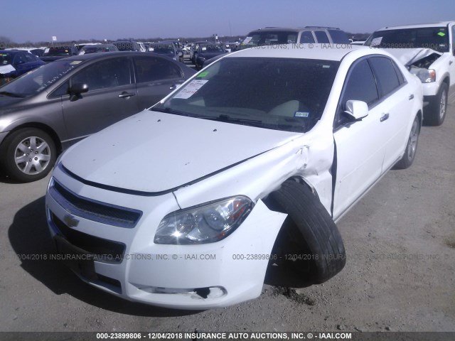 1G1ZC5EU4CF279437 - 2012 CHEVROLET MALIBU 1LT WHITE photo 6