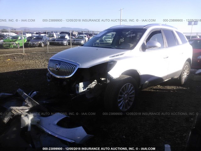 5GAEV23D19J108556 - 2009 BUICK ENCLAVE CXL SILVER photo 2