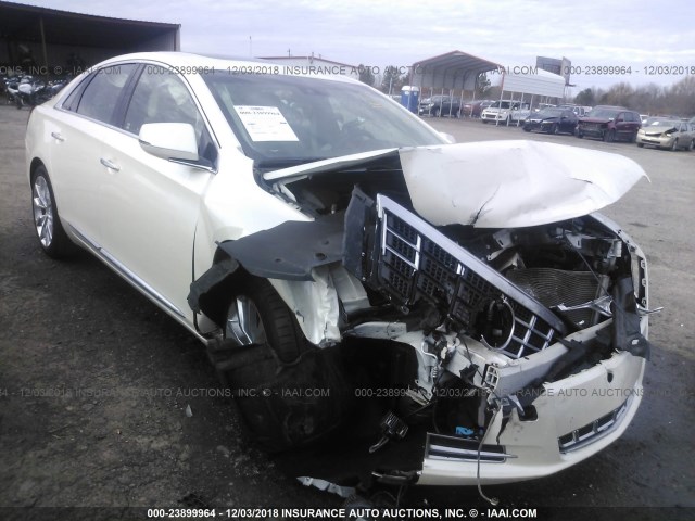 2G61M5S36F9277394 - 2015 CADILLAC XTS LUXURY COLLECTION WHITE photo 1