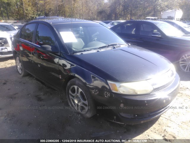 1G8AL52F44Z121295 - 2004 SATURN ION LEVEL 3 BLACK photo 1