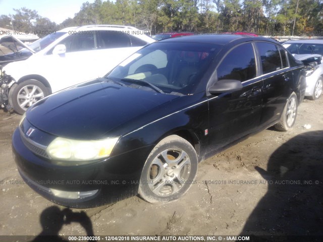 1G8AL52F44Z121295 - 2004 SATURN ION LEVEL 3 BLACK photo 2