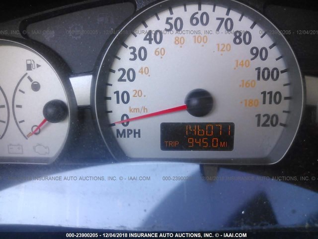 1G8AL52F44Z121295 - 2004 SATURN ION LEVEL 3 BLACK photo 7