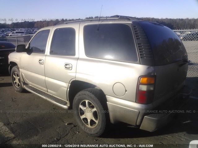 1GKEK63U41J268003 - 2001 GMC DENALI TAN photo 3