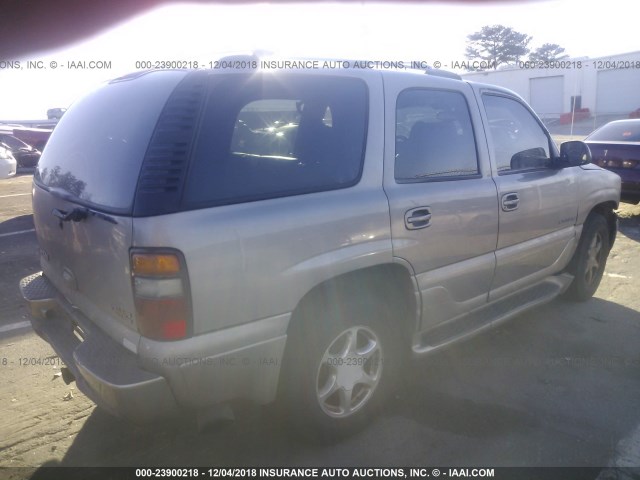 1GKEK63U41J268003 - 2001 GMC DENALI TAN photo 4