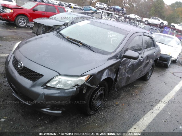 JTDBU4EE2AJ064612 - 2010 TOYOTA COROLLA S/LE/XLE GRAY photo 2